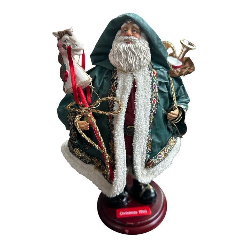 Vintage Season's Best Old World Santa Claus Saint Nick New Christmas 1993